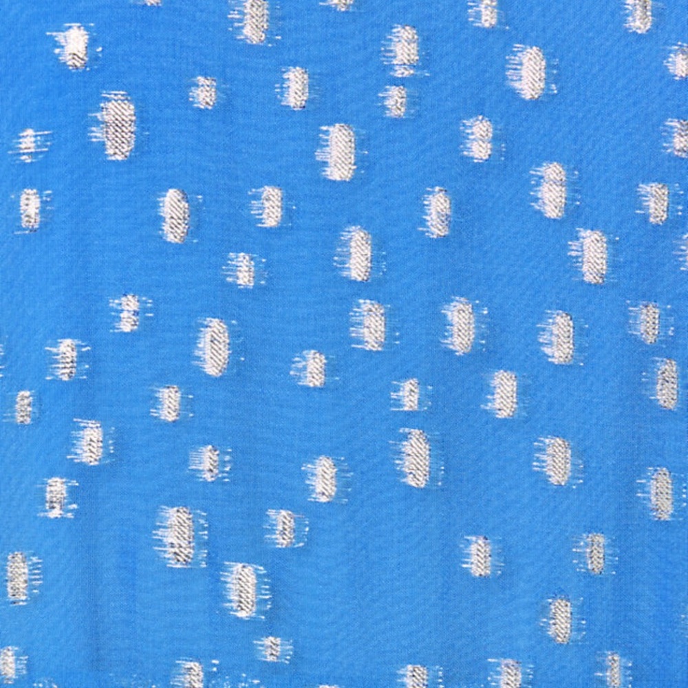 Lilly Pulitzer Beccalyn maxi dress boca blue viscose metallic clip dobby | L - Picture 7 of 15